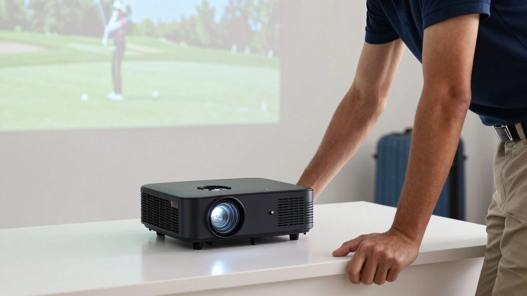best golf projector for simulator