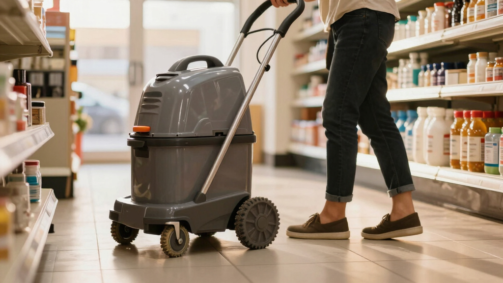 best floor scrubber for retail stores