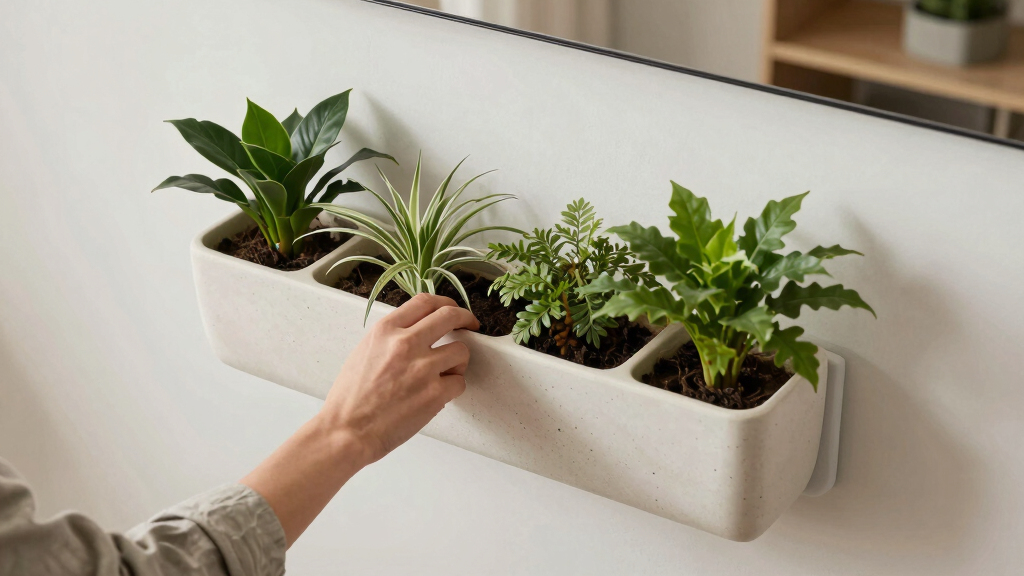 best indoor living wall planter system