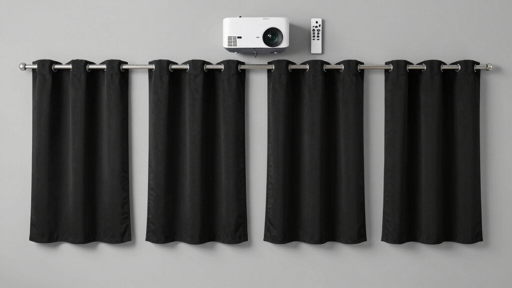 best blackout curtains for projector room