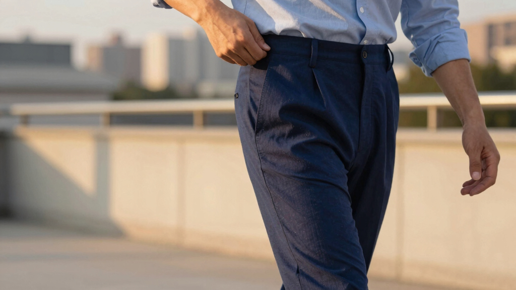 premium trousers for smart casual men