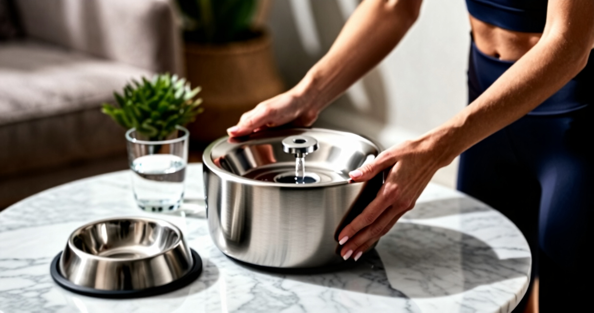 best pet water fountain stainless