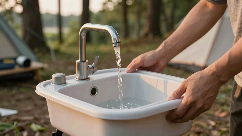 best portable camp sink station