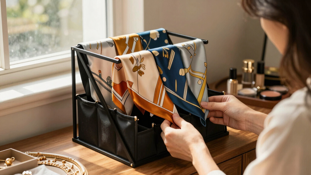 best luxury scarf organizers