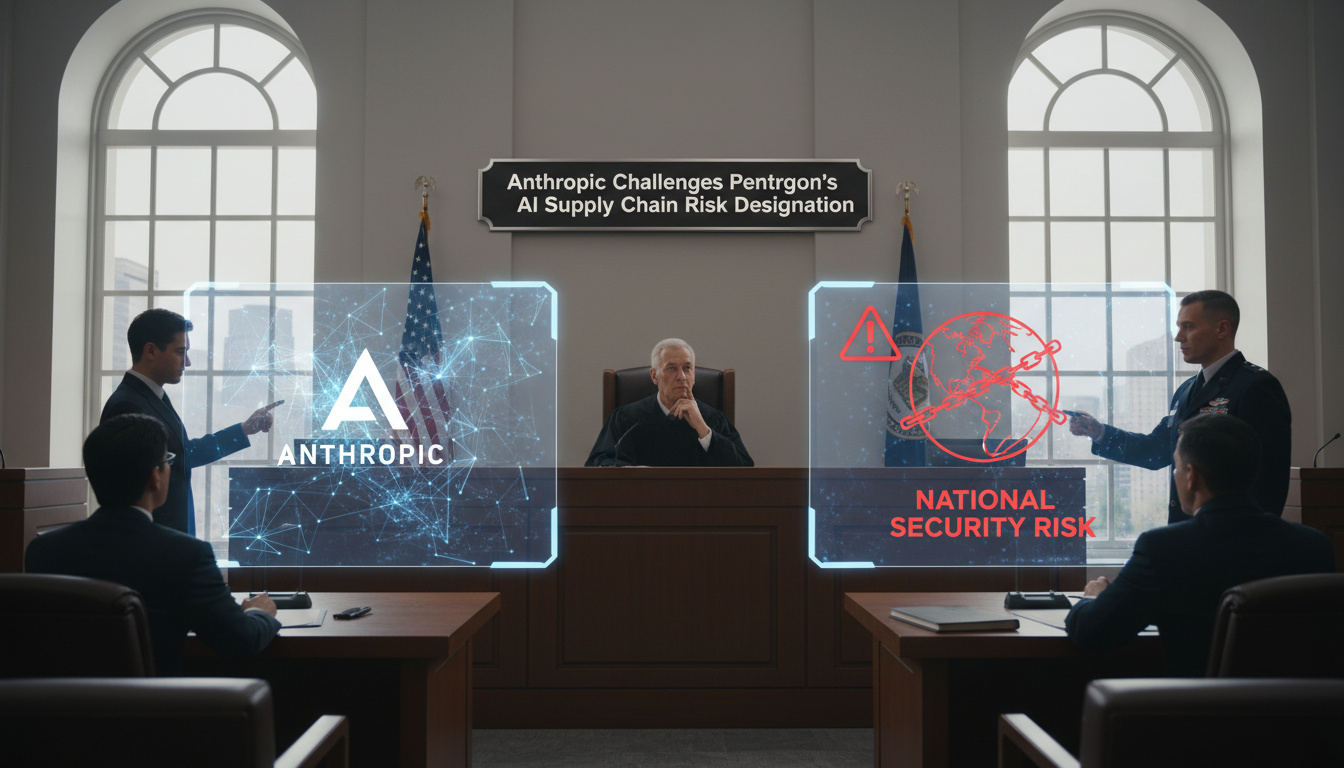 Featured image for Anthropic Challenges Pentagon's AI Supply Chain Risk Designation in Court