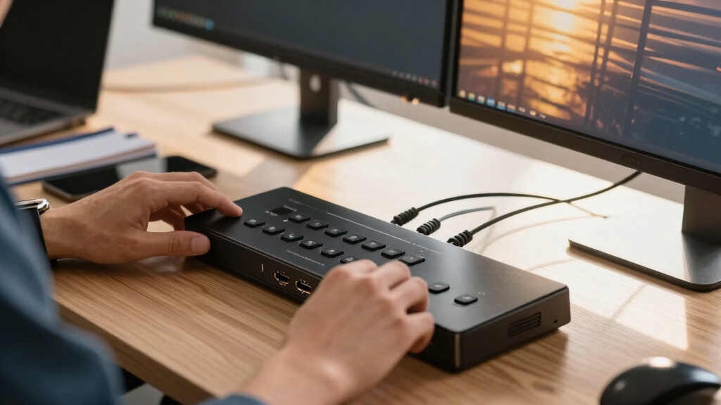 best HDMI KVM switch dual monitor