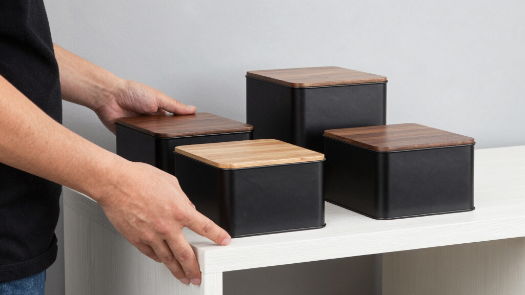 best decorative boxes for shelf styling