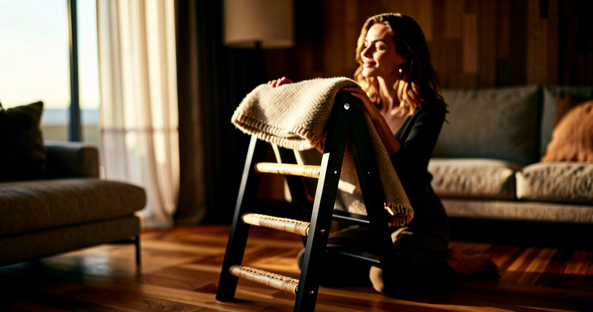 best decorative ladders for blankets
