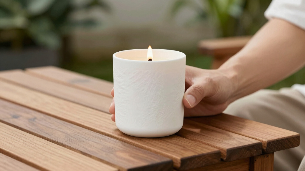 outdoor citronella candle large