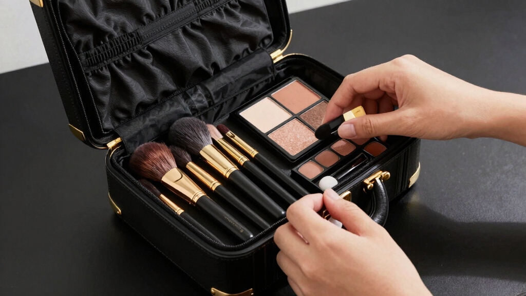 best luxury makeup train cases