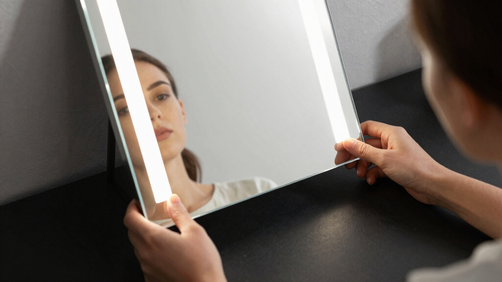 premium vanity mirror with lights