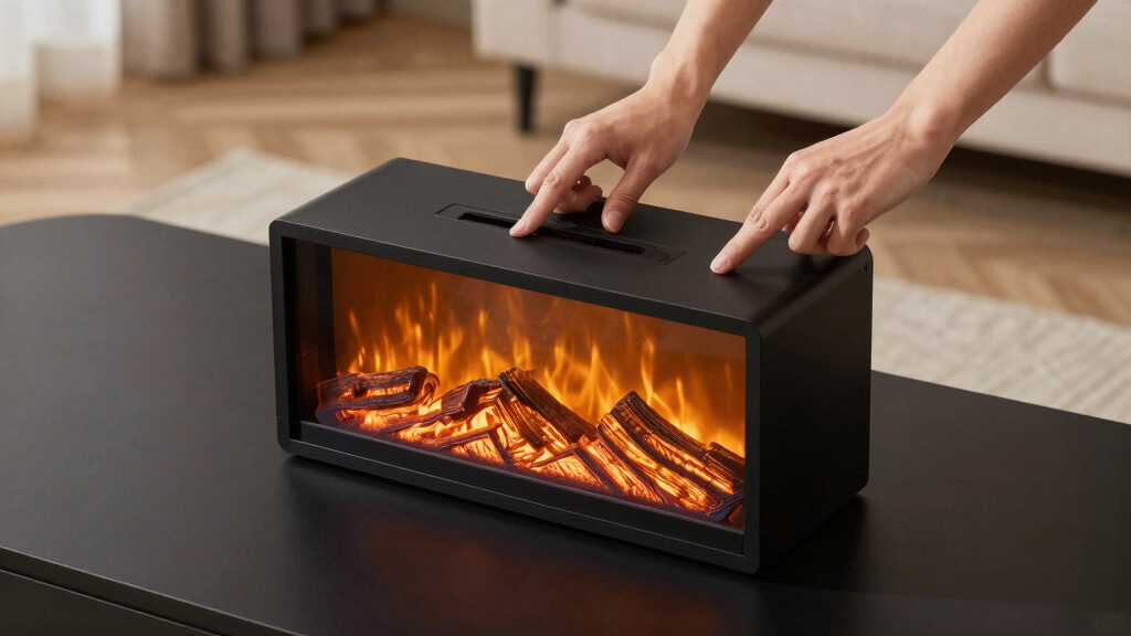 best electric fireplace insert for media wall