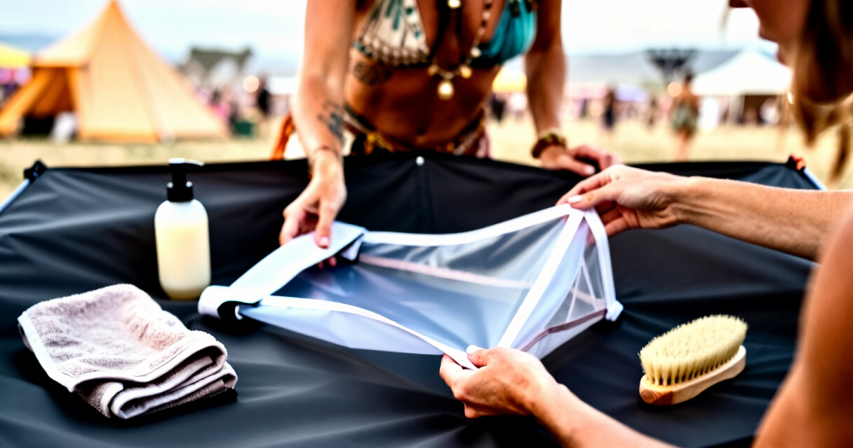 best privacy shower tent for festivals