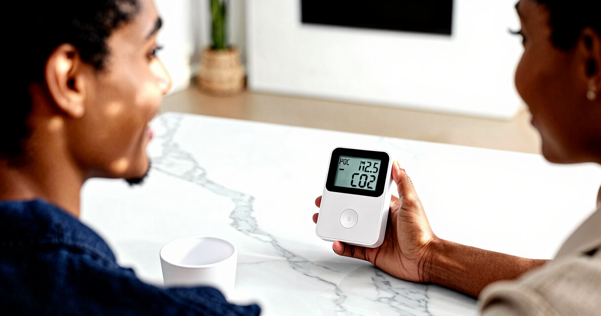 best indoor air quality monitor PM2.5 VOC CO2