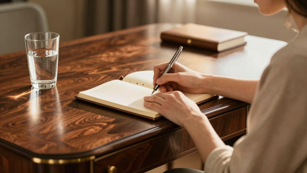 luxury writing desk