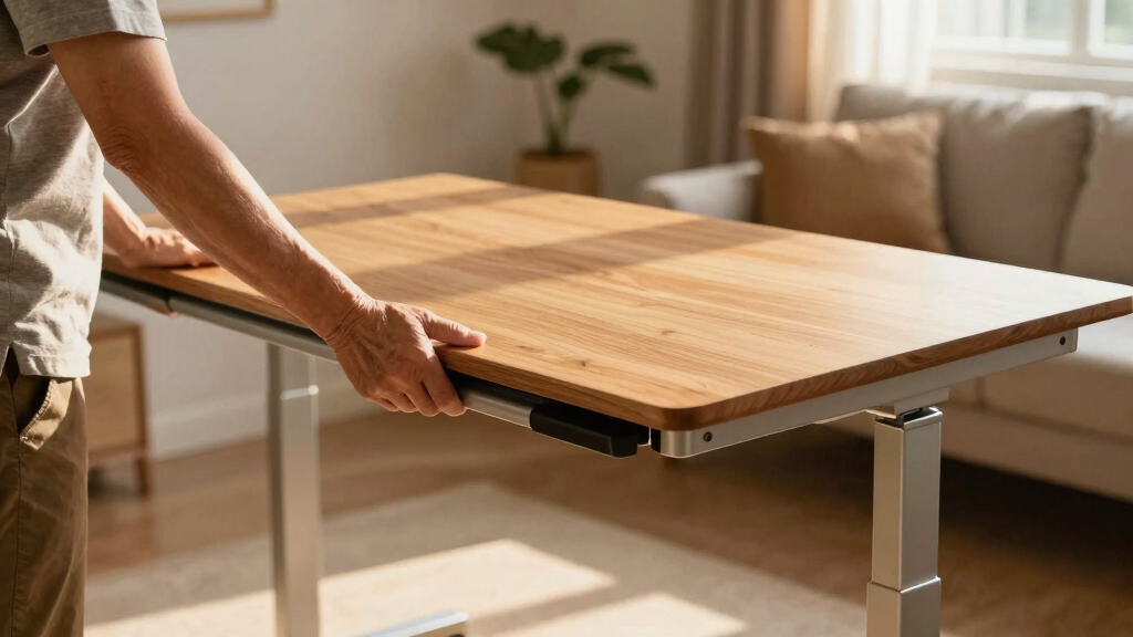 best adjustable desks for seated seniors