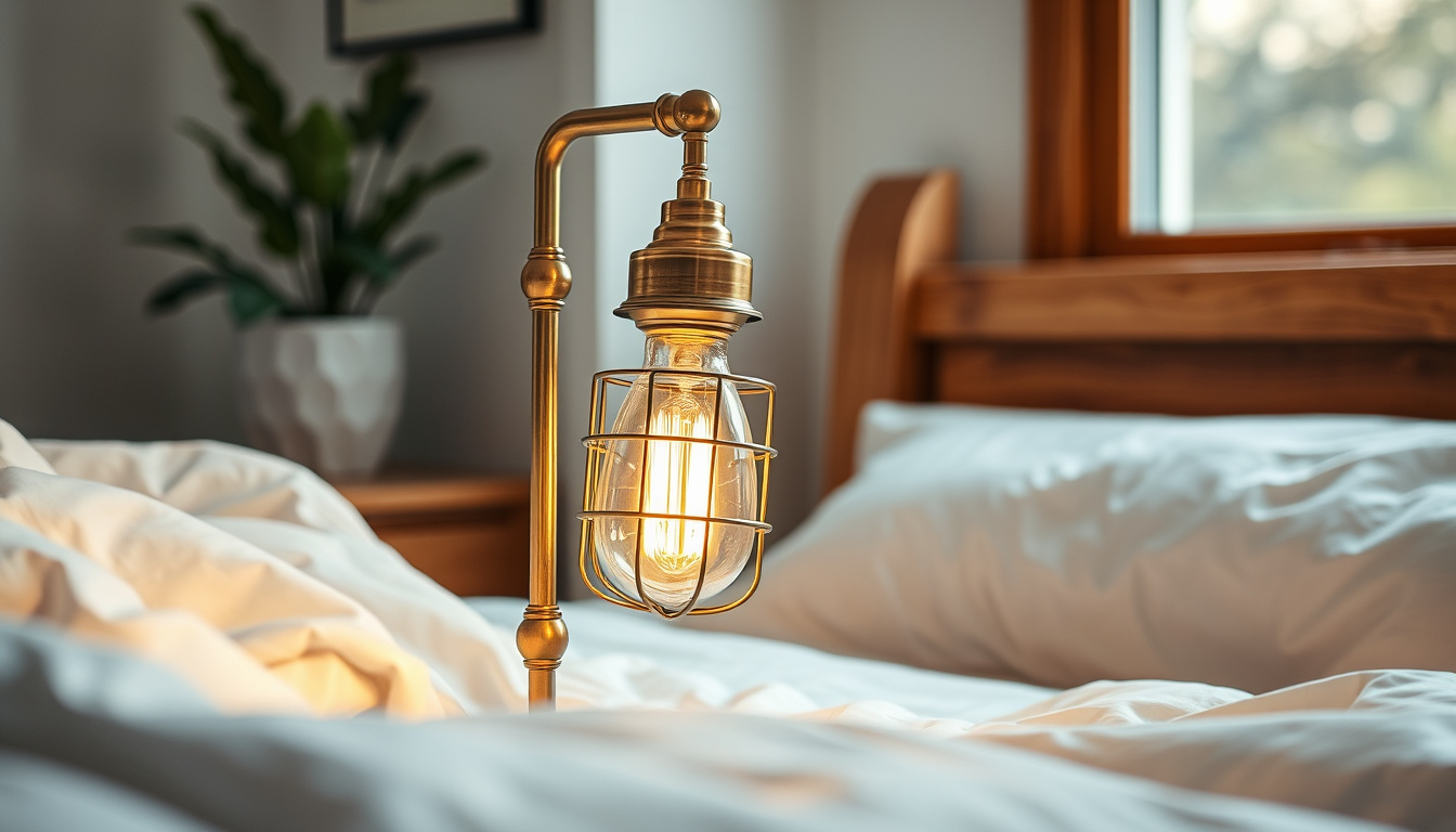 Caring for Your Vintage Brass Bed Lamp