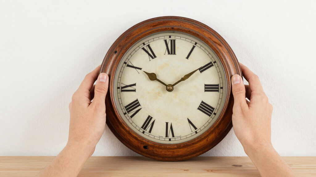 antique style wall clock
