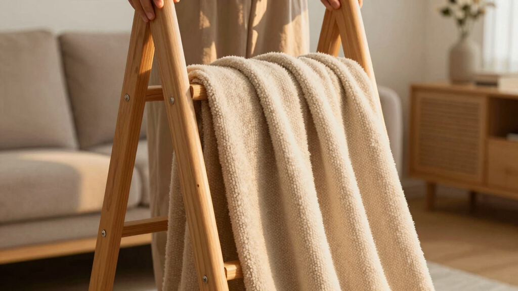 blanket ladder decor