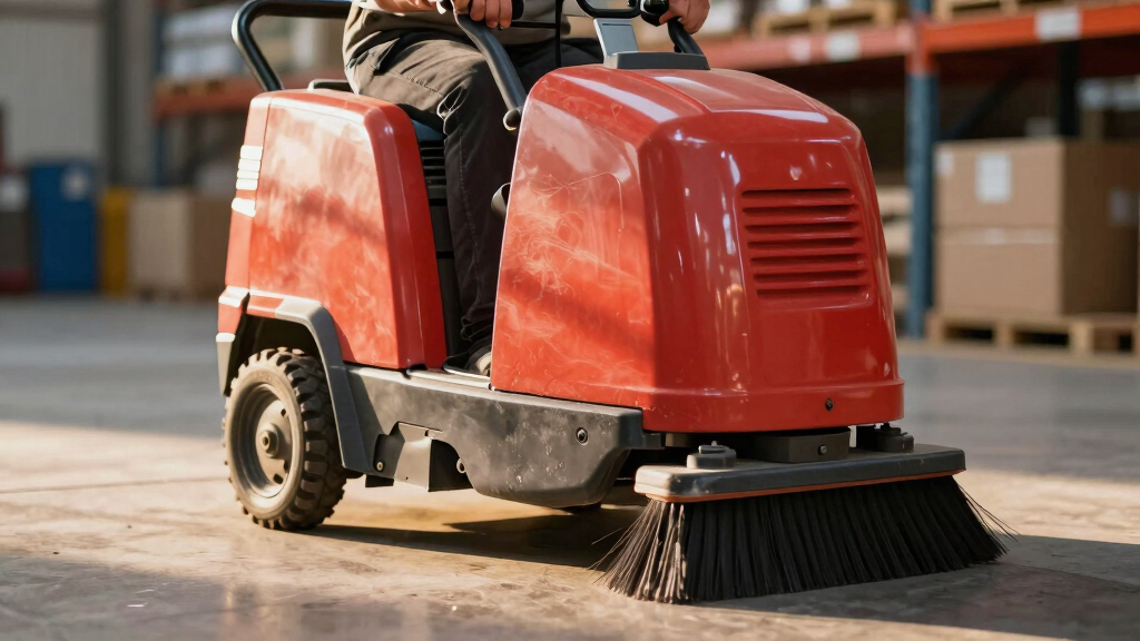 commercial floor sweeper machine
