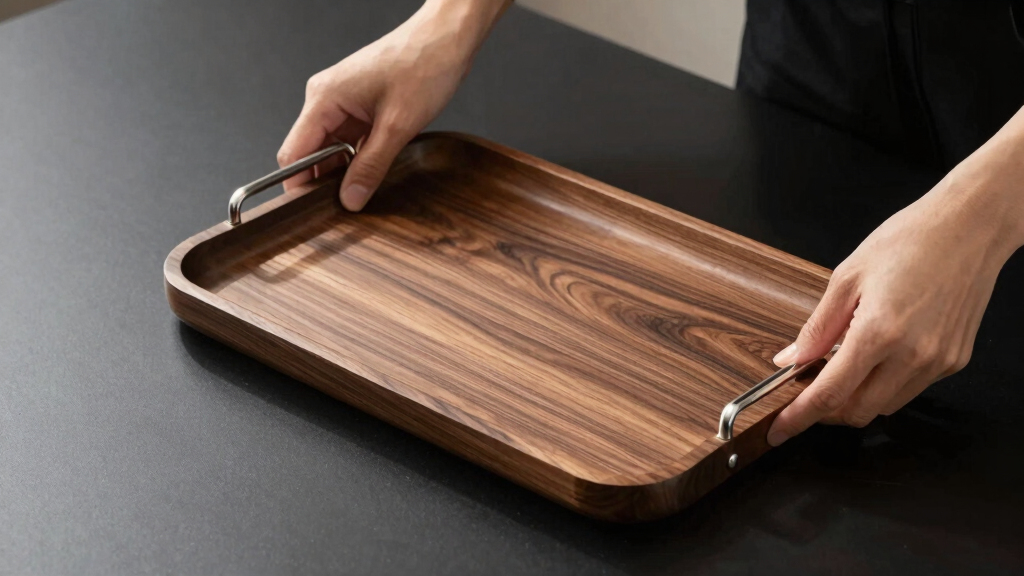 luxury serving tray set