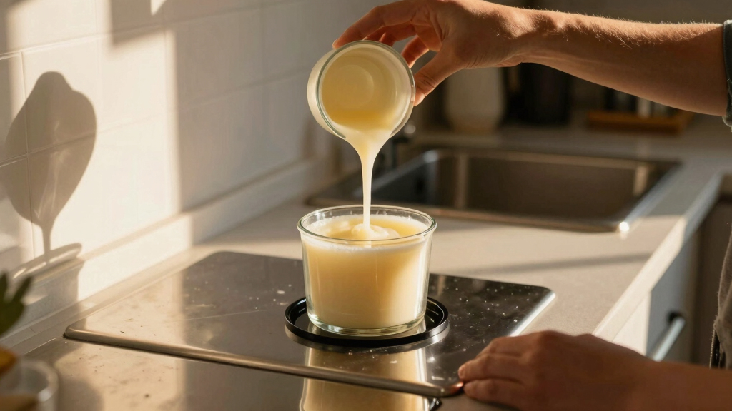 double boiler candle making pot