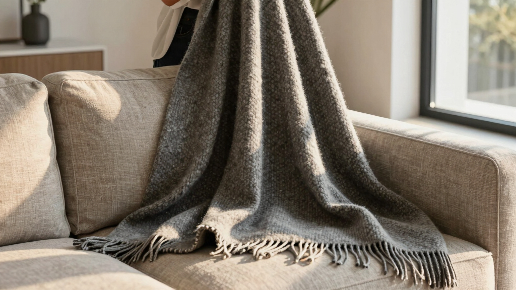 best throw blankets for chic living rooms