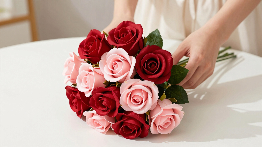 luxury faux rose arrangement