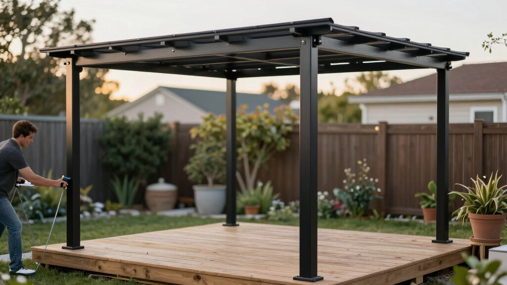 best pergola kit metal premium