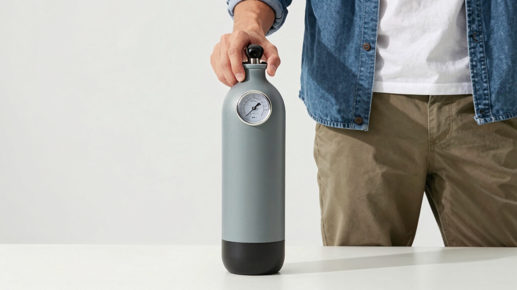portable glider pilot oxygen bottle