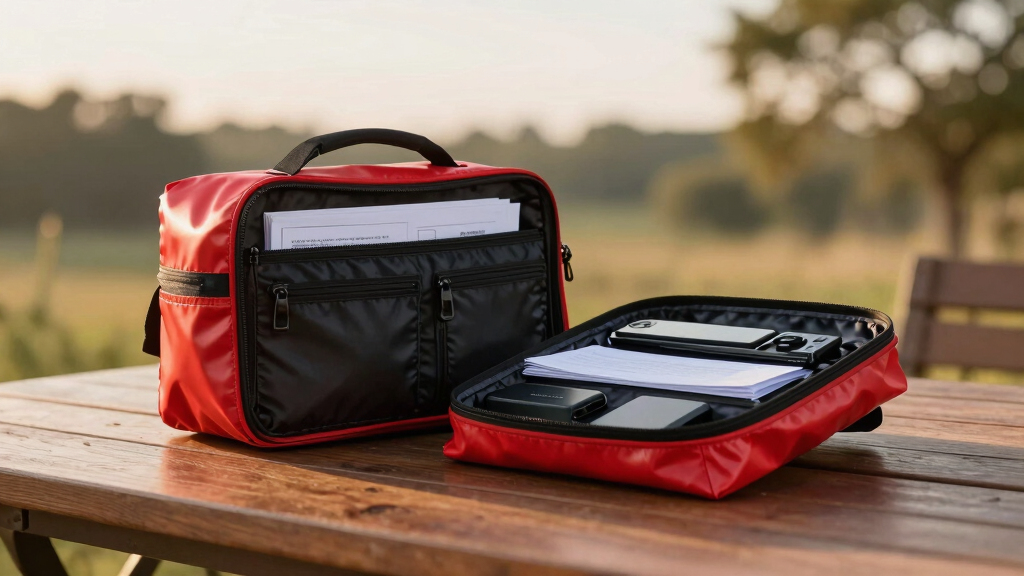 best fireproof waterproof document bag set