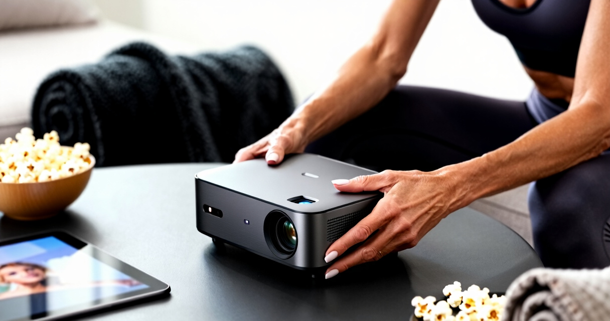 portable projector home theater