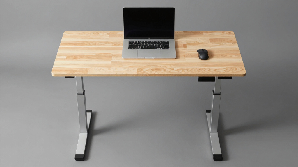 best adjustable standing desk 4 leg heavy duty