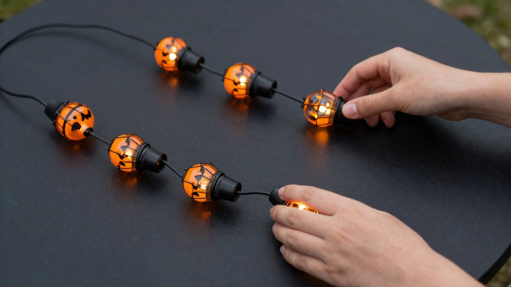 best halloween net lights outdoor