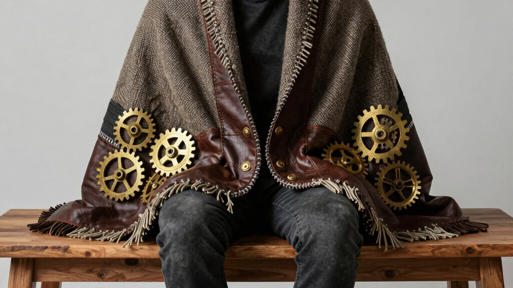 steampunk throw blanket