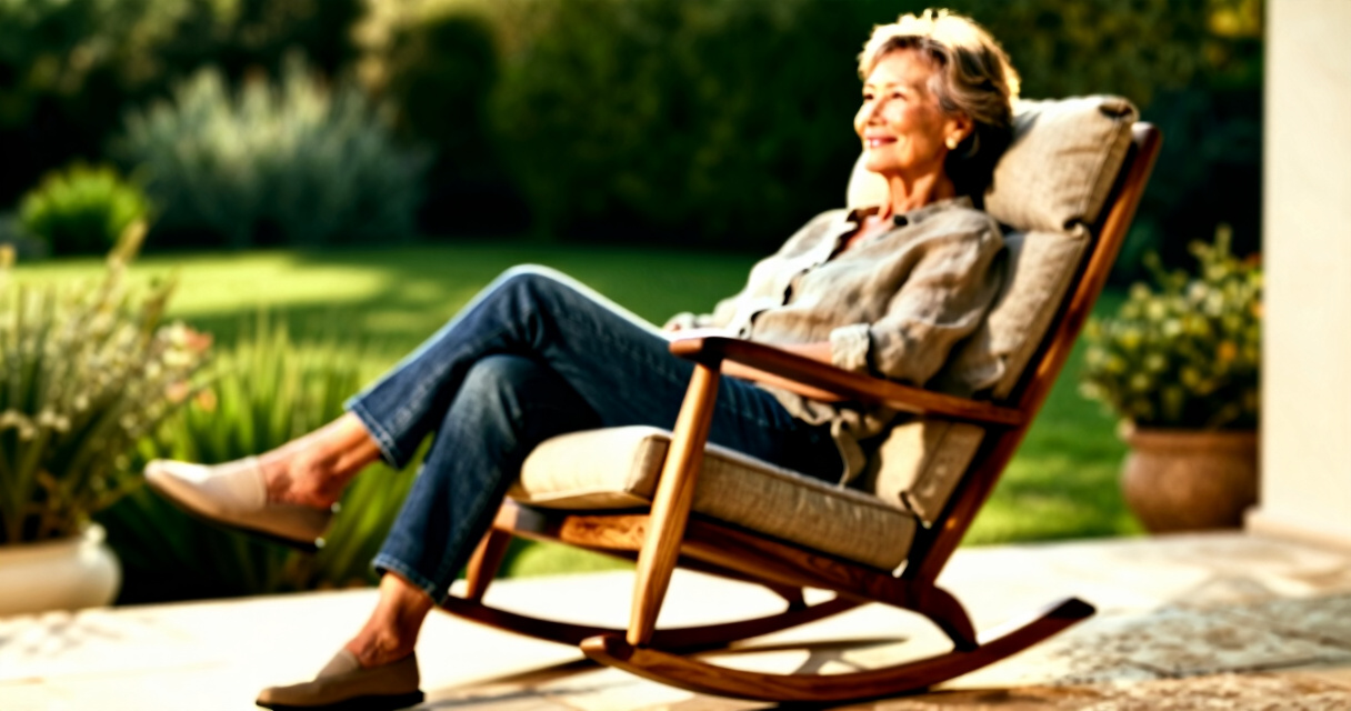 outdoor rocking chair ergonomic