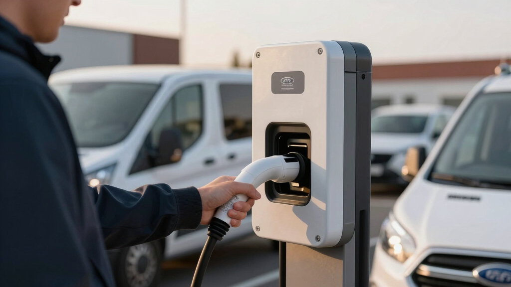 best Ford Transit fleet charging hardware