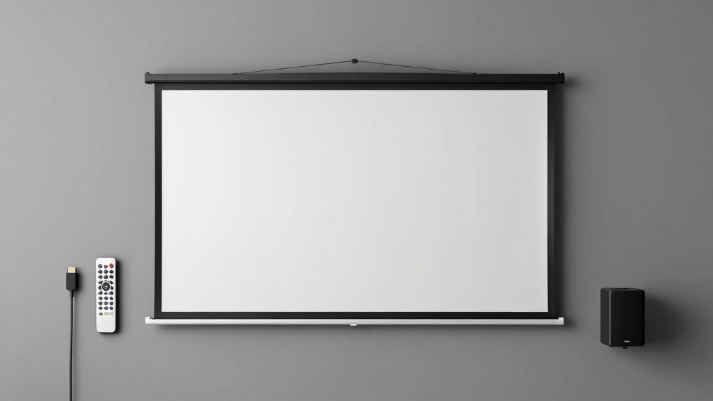 best electric projector screen for living room