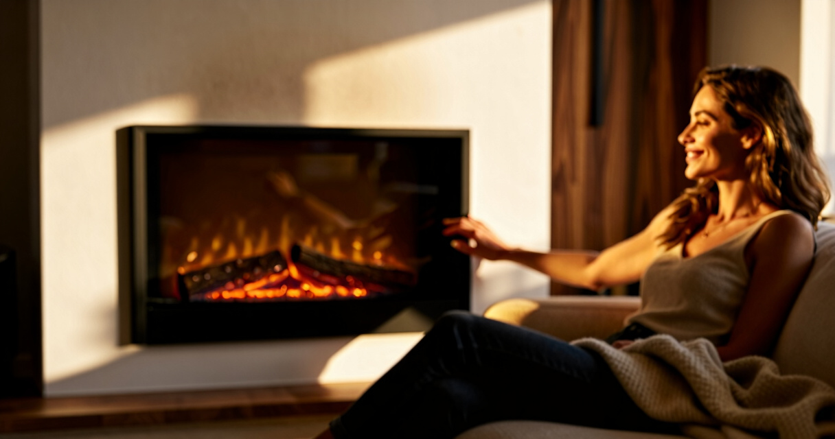 best wall mounted electric fireplaces