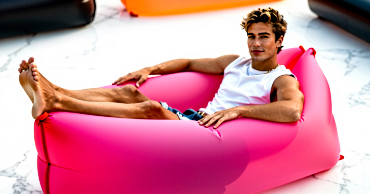 best inflatable lounger for festivals