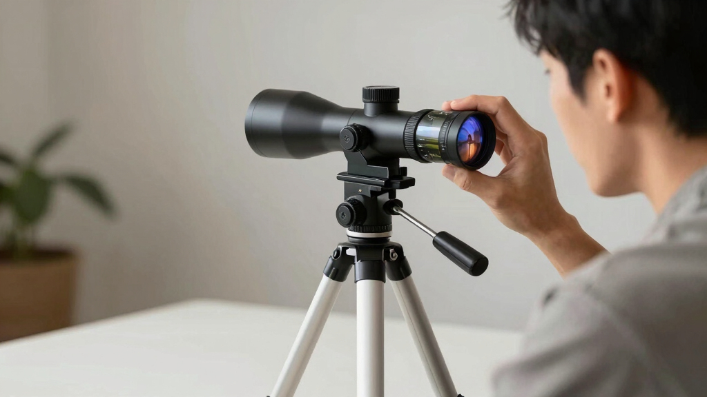 spotting scope with tripod