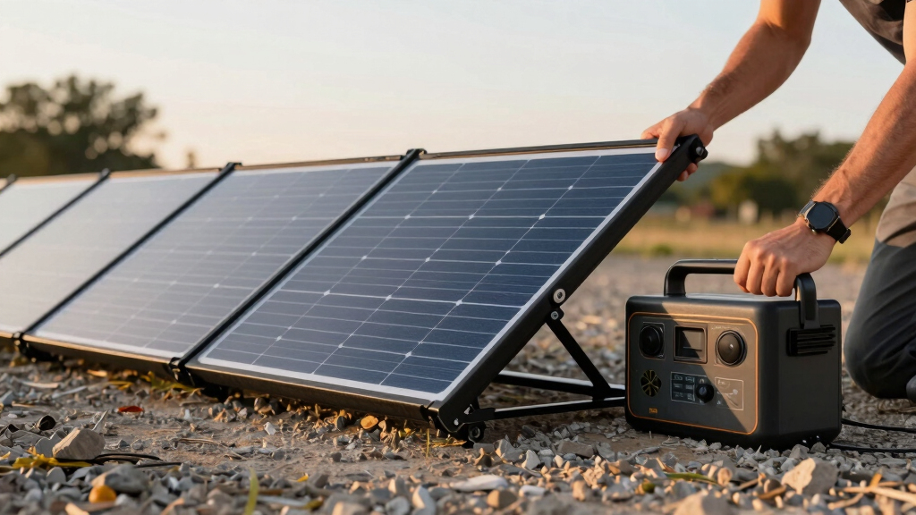 best for road trips foldable solar panel for power station