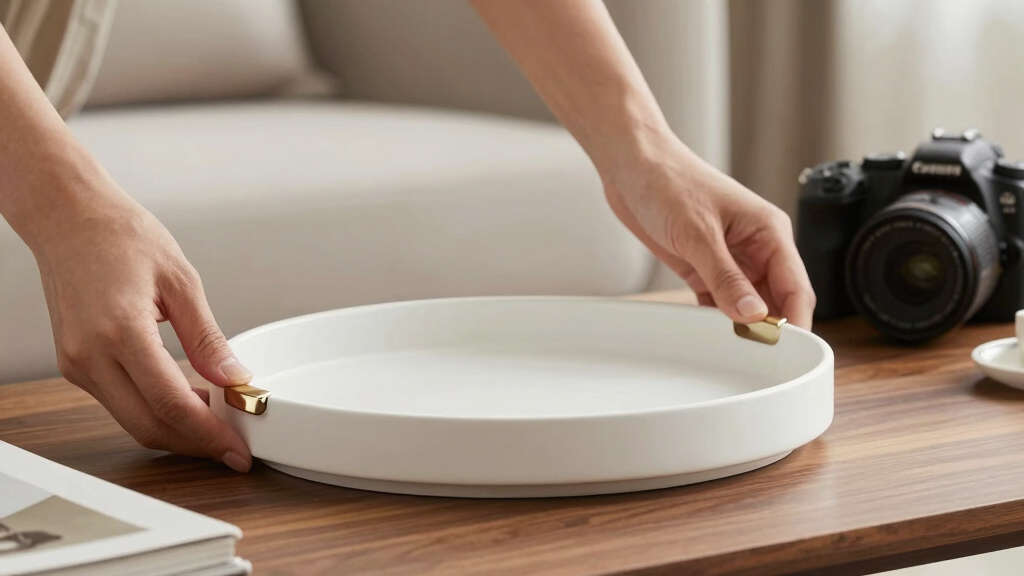 luxury home decor tray for candles