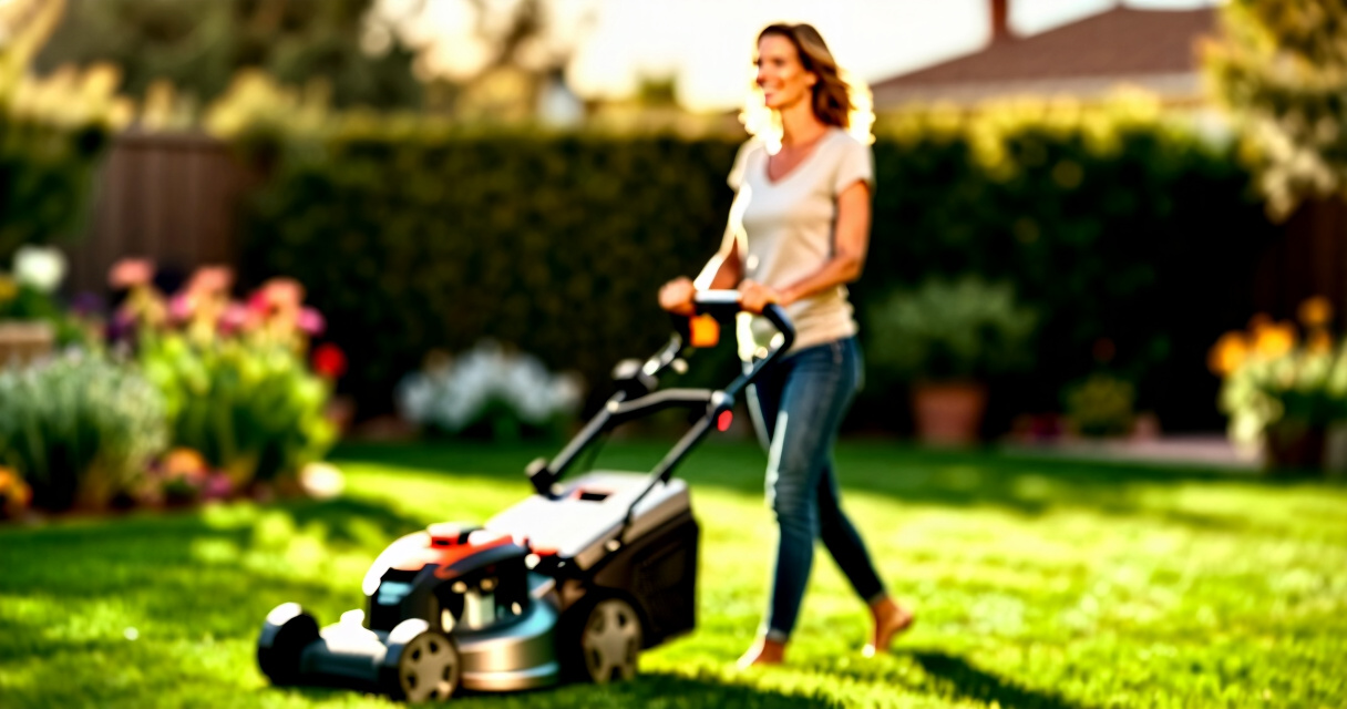 lawn mower battery powered