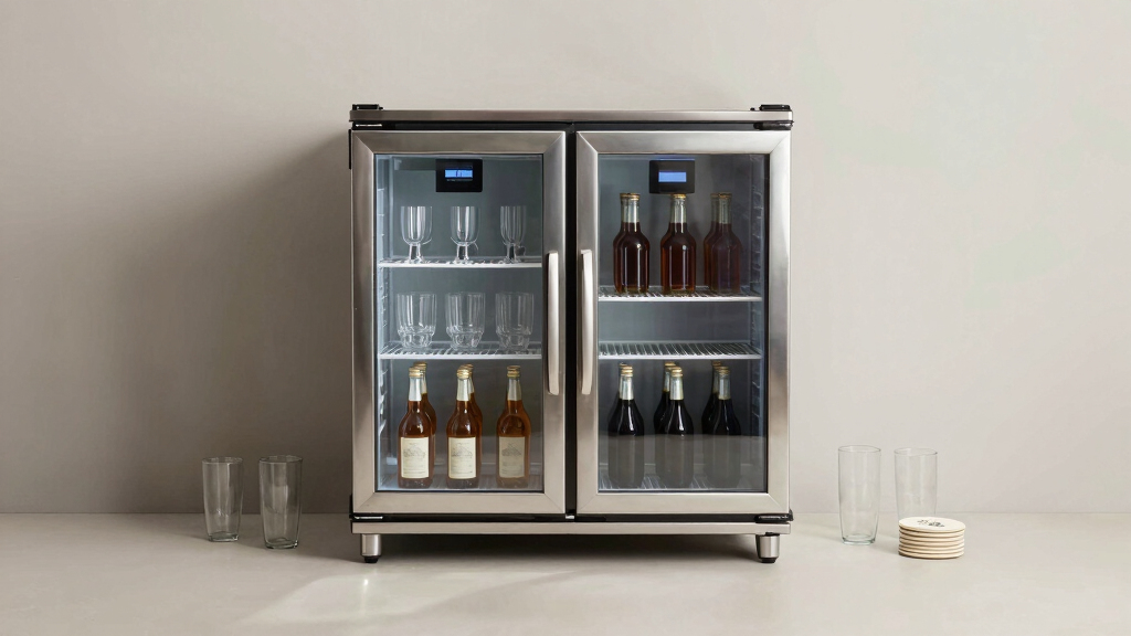 best undercounter beverage fridge dual zone office