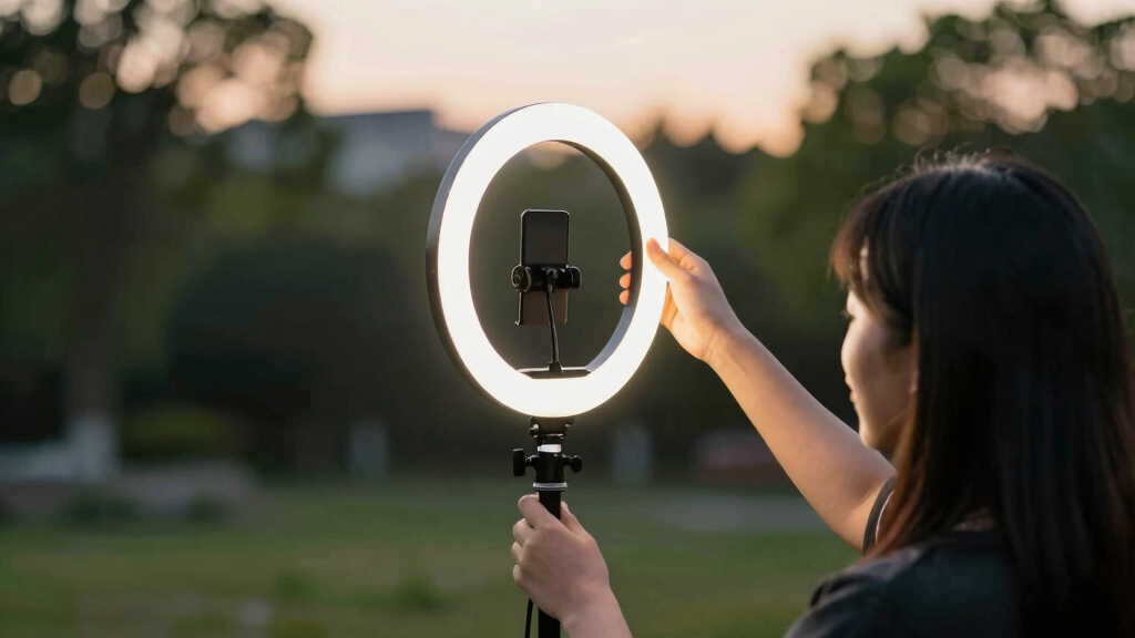 studio ring light with stand