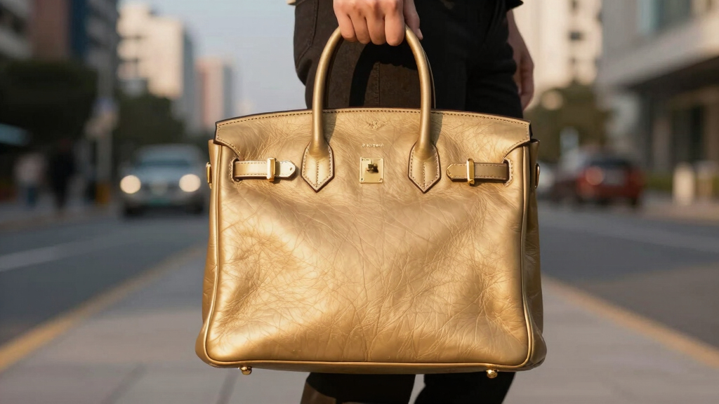 luxury handbag structured tote