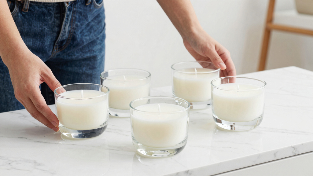 floating candle bowls centerpiece