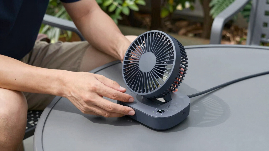 best outdoor usb fans for patio tables
