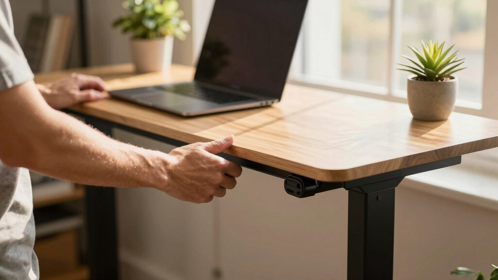 best electric standing desk with heavy duty frame